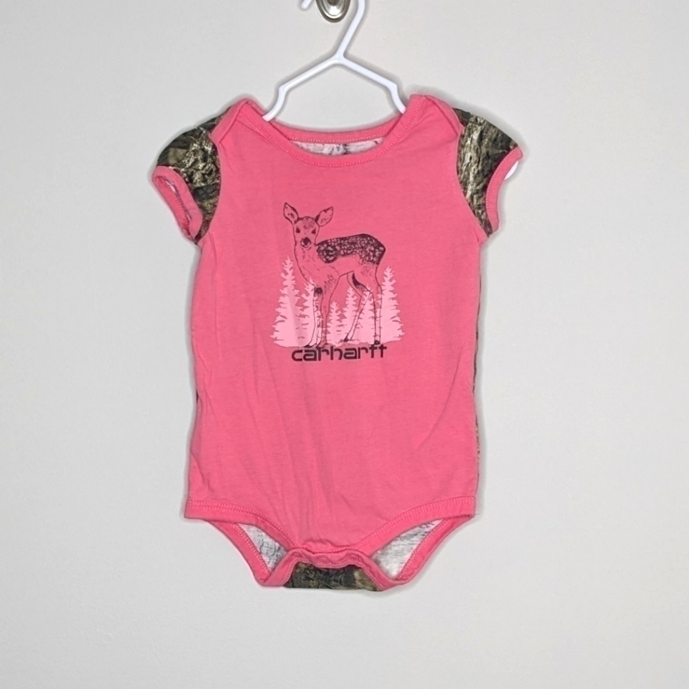 Carhartt Deer Doe Onesie Bodysuit 12m